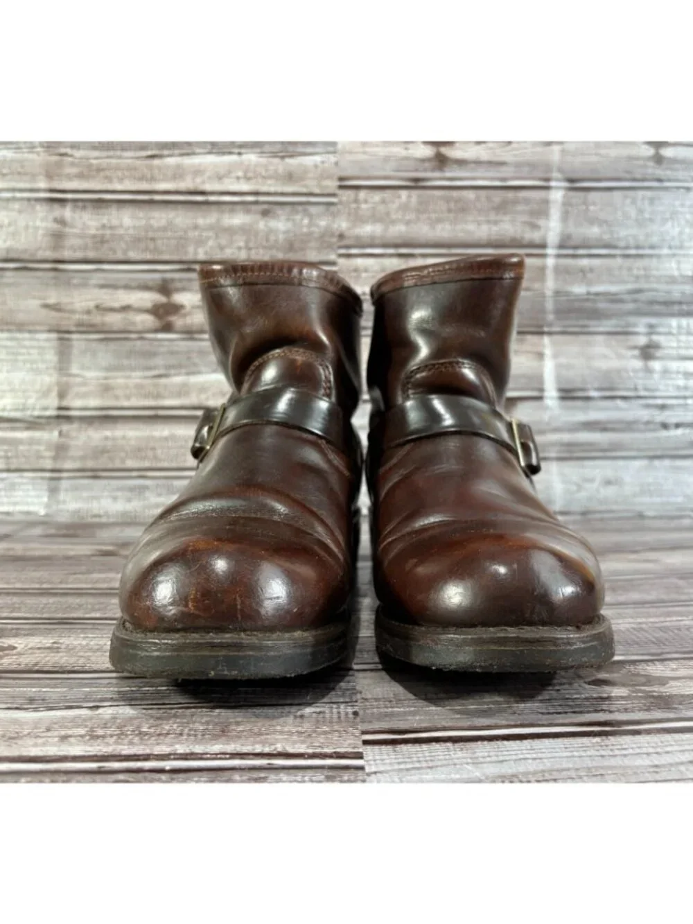 Durango belts Leather Biker Boots size 10 E color burgundy vintage RARE
